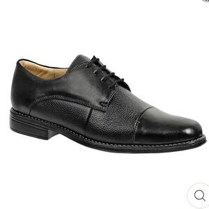 SANDRO MOSCOLONI STRAIGHT TIP BLUCHER DERBY MAXWELL, Black, 13, NWOB